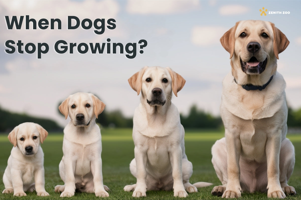 Why dogs stop growing ?