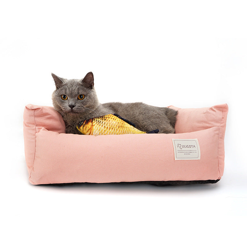 Soft Fleece Warm Cat Bed House - Zenithzoo