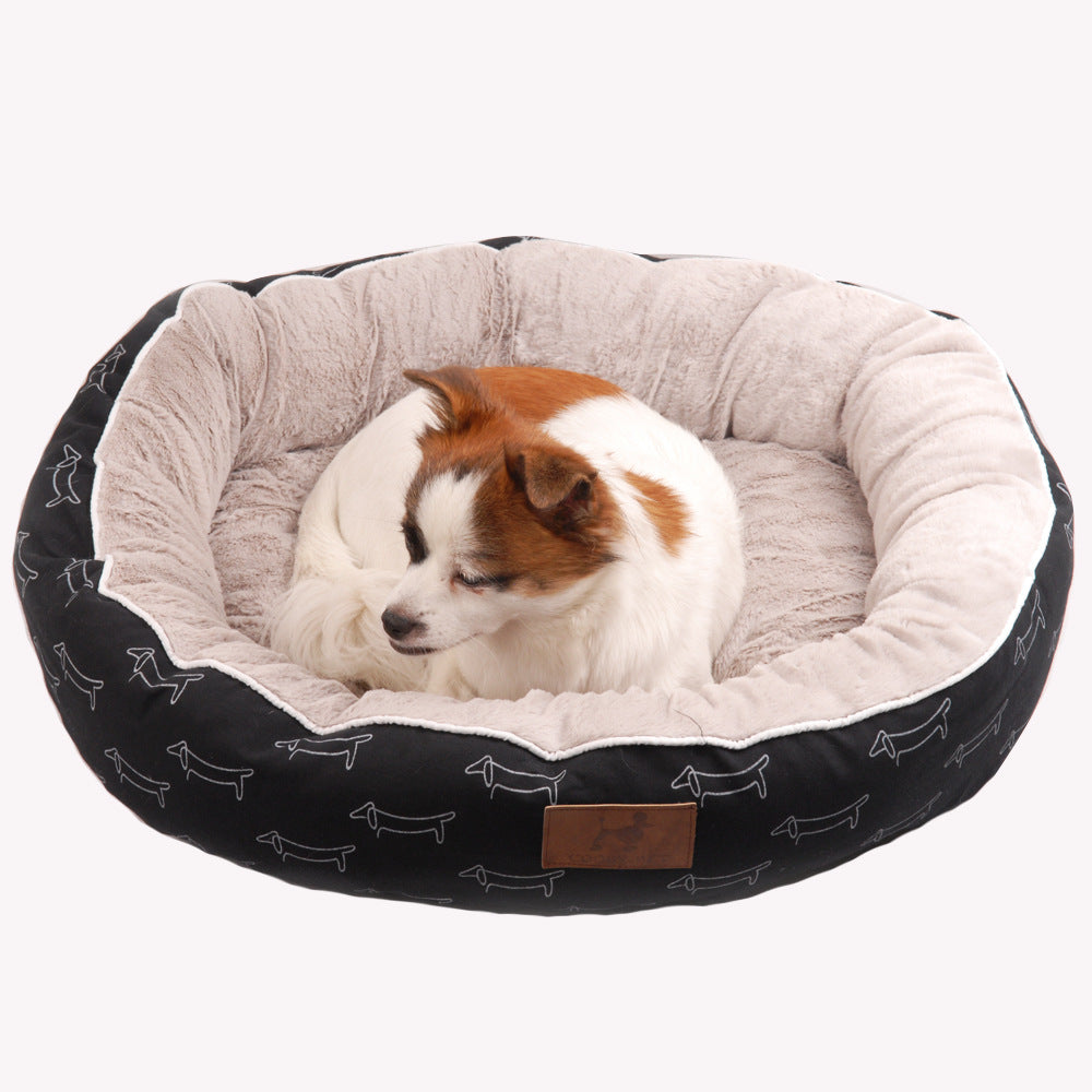 Round Shape Dog Bed - Zenithzoo