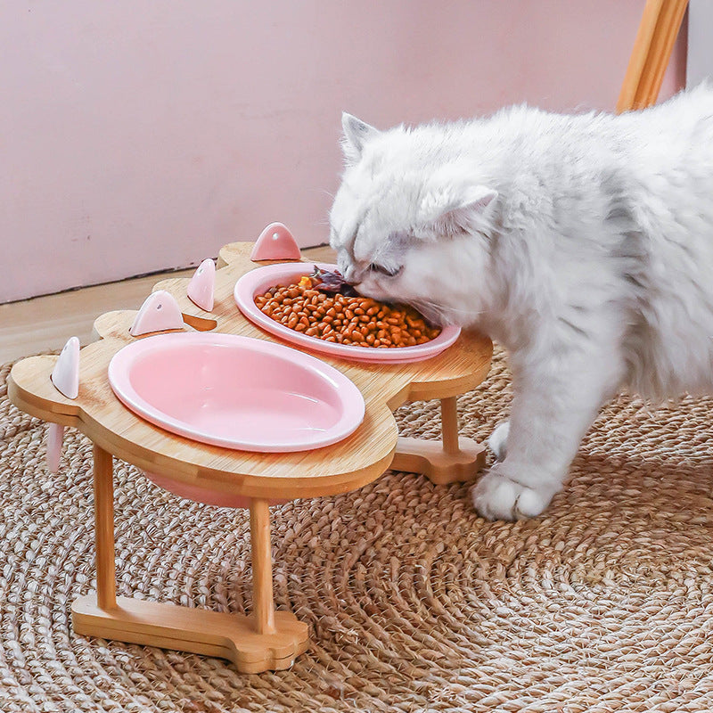 Ceramics Puppy Cat Food Bowl - Zenithzoo