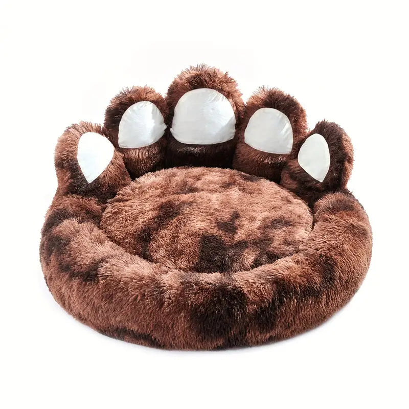 Cozy Bear Paw Dog Bed - Zenithzoo