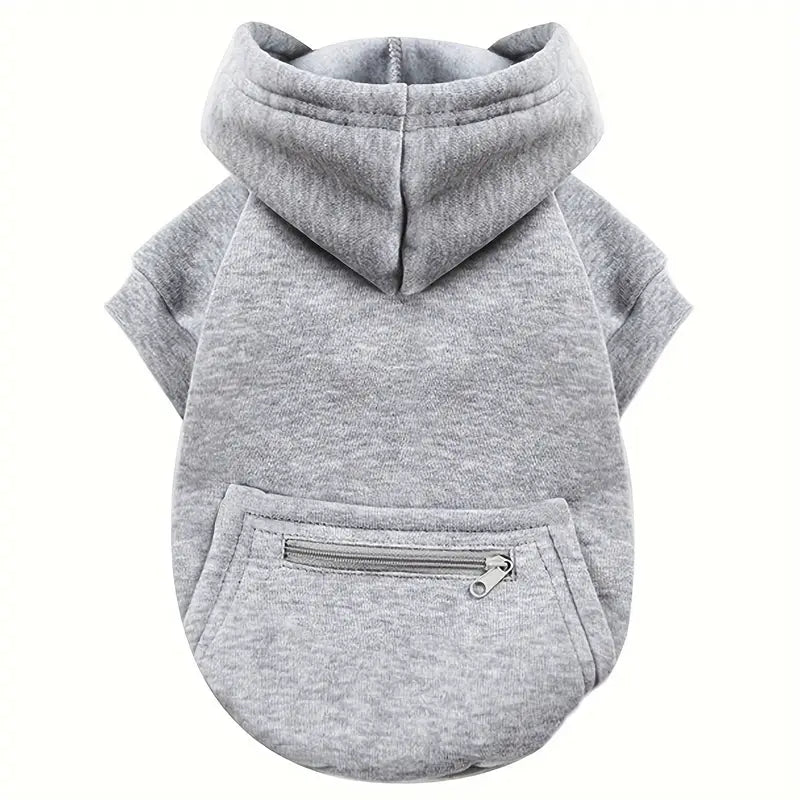 Warm Winter Dog Hoodie with Pocket - Zenithzoo