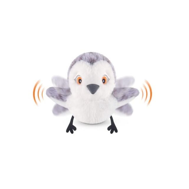 Flapping Bird Cat Toy - Interactive Rechargeable Sandpiper with Chirping Sounds - Zenithzoo