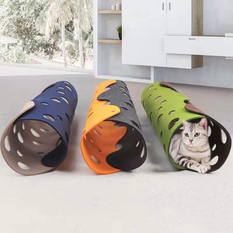 Cat Tunnel Removable Felt Pet Toys - Zenithzoo