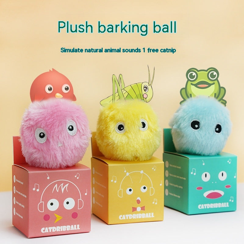 Pet Gravity Plush Calling Ball Cat Toy - Zenithzoo