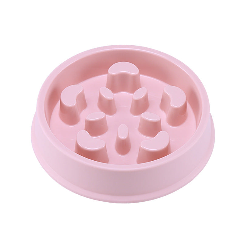 Petal-shaped Plastic Pet Slow Feeding Bowl - Zenithzoo