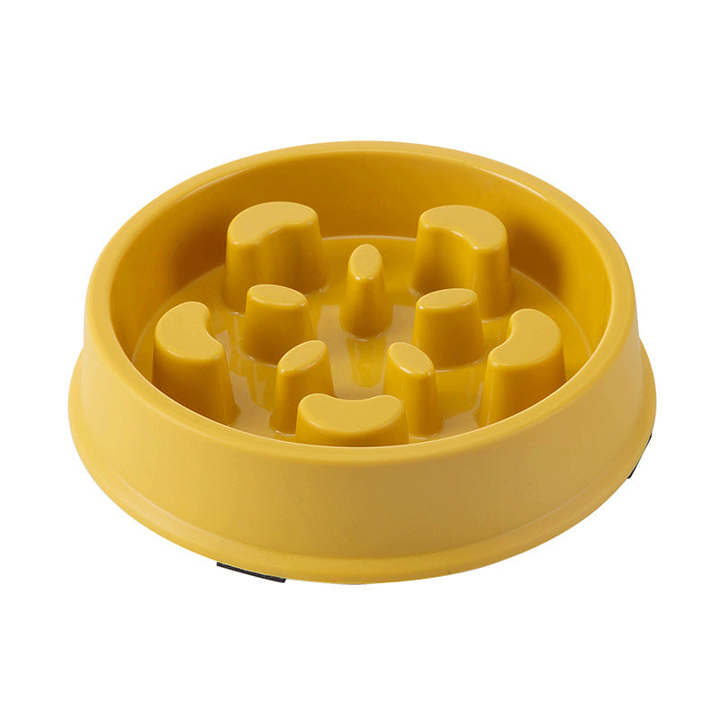 Petal-shaped Plastic Pet Slow Feeding Bowl - Zenithzoo