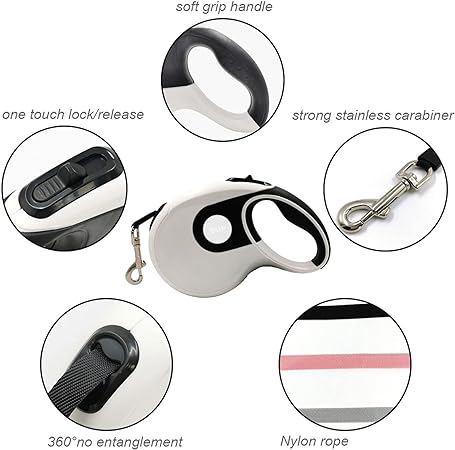 360° Tangle-Free Retractable Dog Leash - Zenithzoo