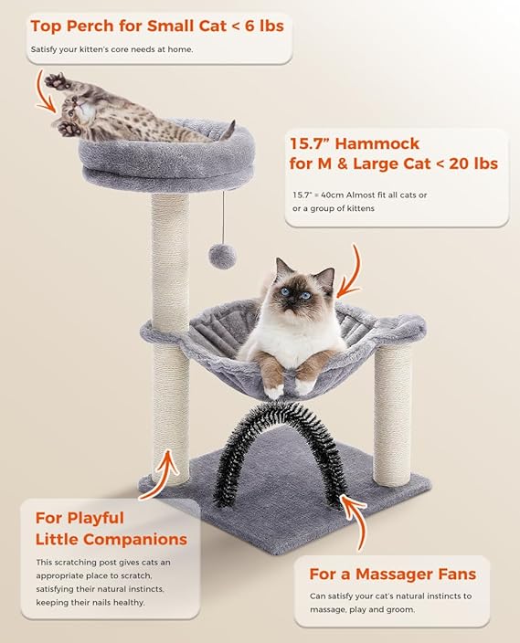 PAWZ Road Cat Tree Tower - Zenithzoo