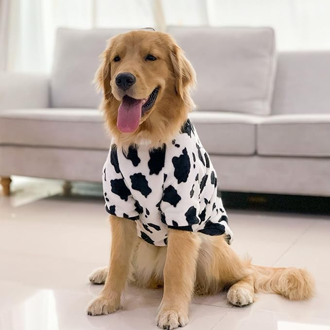 Cute Cow Graphic Pet Fleece Sweater - Zenithzoo