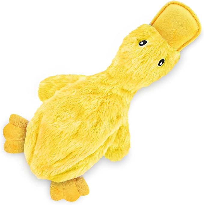 Cute No Stuffing Duck with Soft Squeaker - Zenithzoo