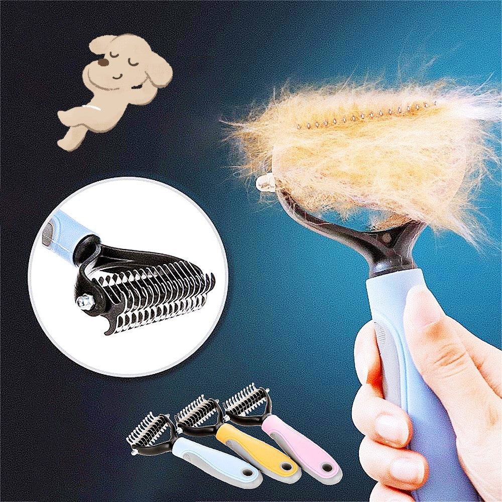 Stainless Double-sided Pet Hair Brush - Zenithzoo