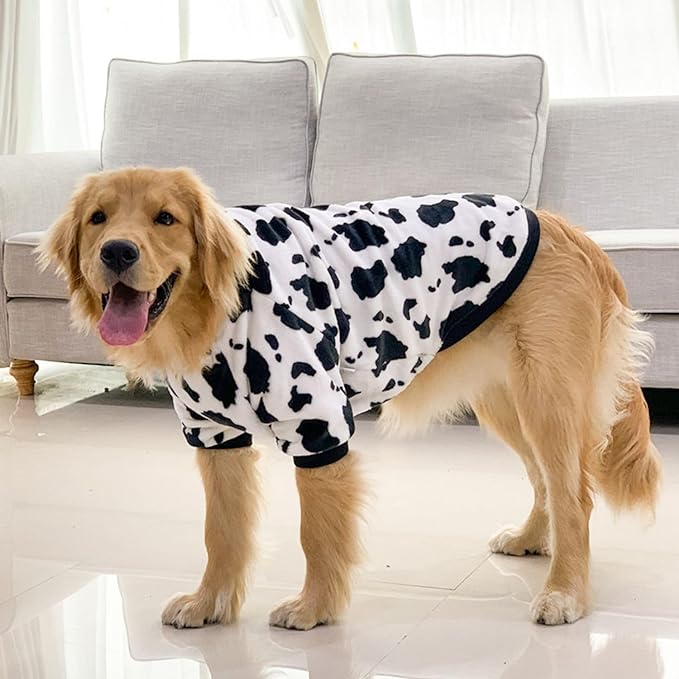 Cute Cow Graphic Pet Fleece Sweater - Zenithzoo