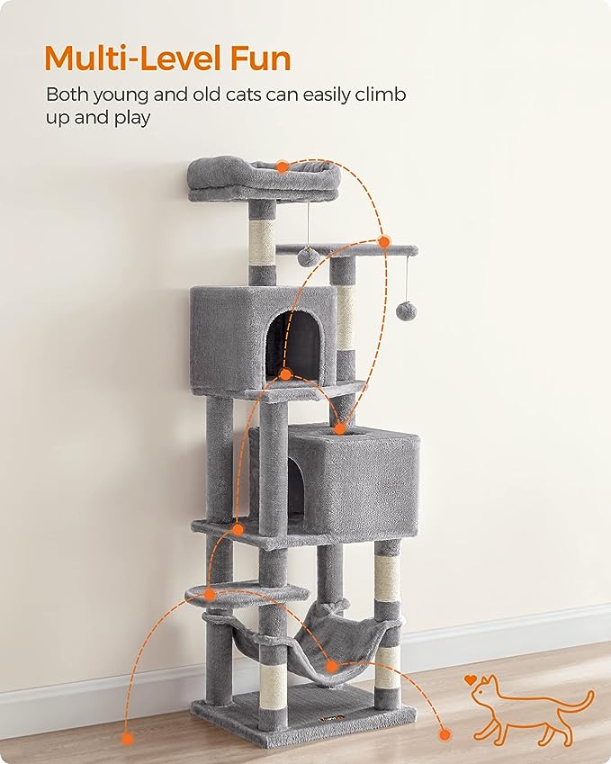 61-Inch Cat Tower - Zenithzoo