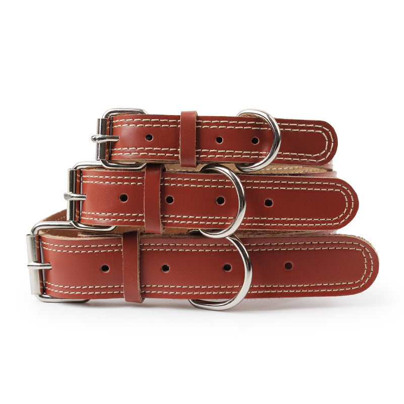 Dog leather traction collar - Zenithzoo