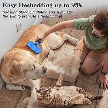 Self Cleaning Slicker Brush for Dogs & Cats - Zenithzoo