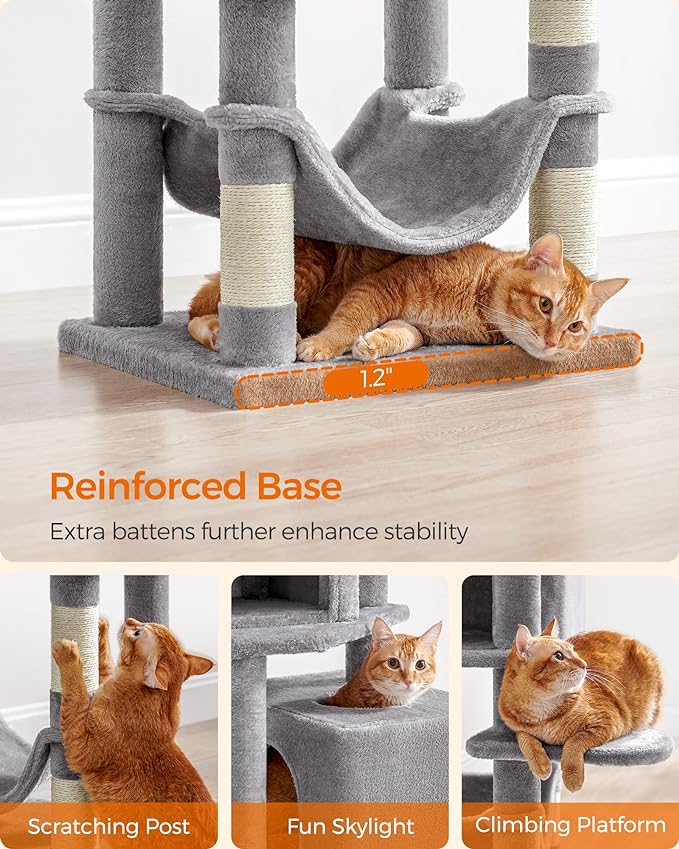 61-Inch Cat Tower - Zenithzoo