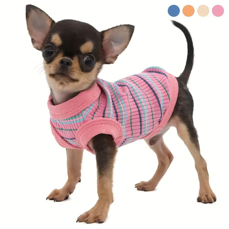 Cotton Rib Dog Shirt Vest - Zenithzoo