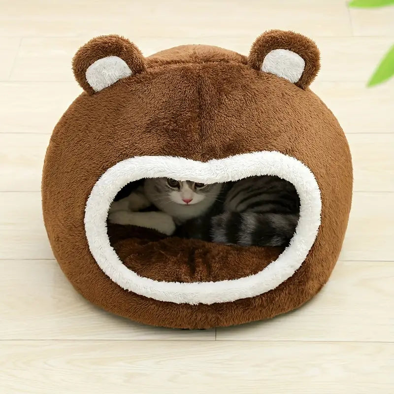 Cozy Cat Bed with Warm Cushion - Zenithzoo