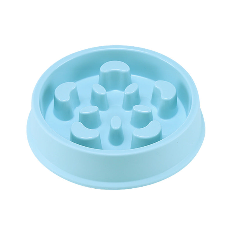 Petal-shaped Plastic Pet Slow Feeding Bowl - Zenithzoo