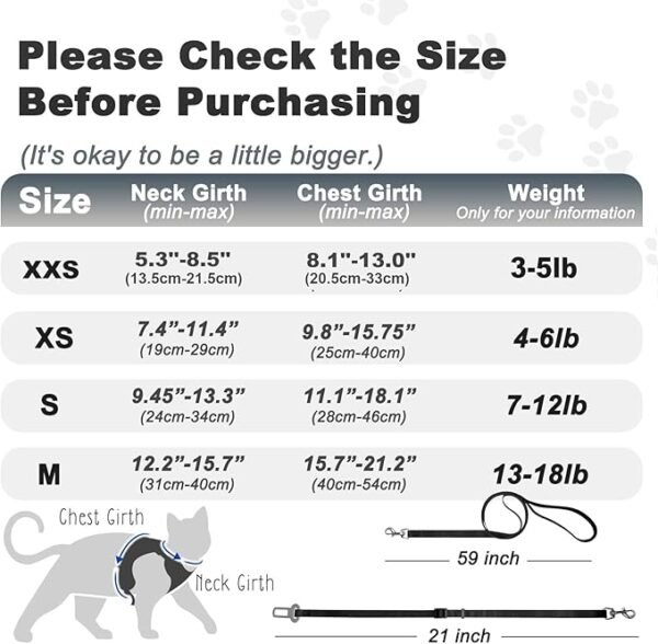 Cat Harness and Leash for Walking - Image 3