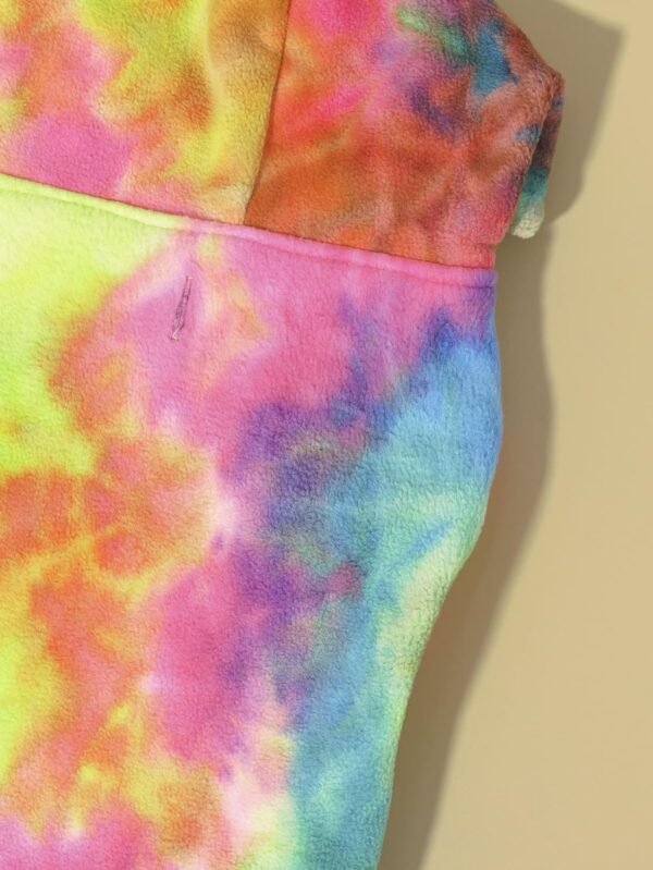 Cats Hoodie Tie Dye Warm Winter Coat - Image 4