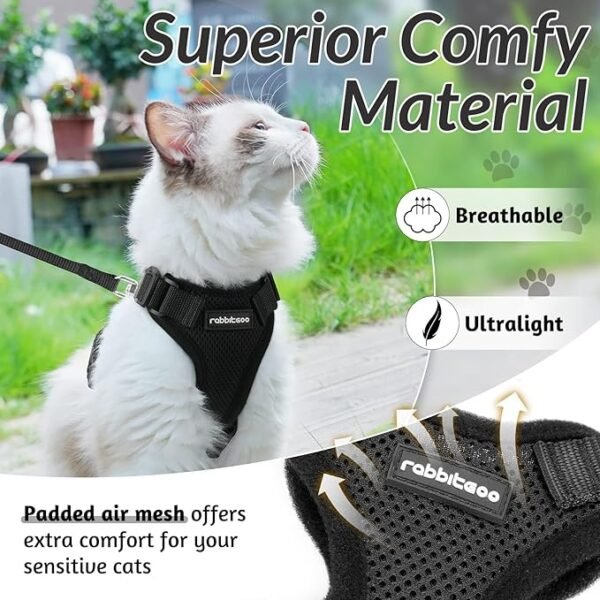 Adjustable Vest Harnesses for Cats - Image 4
