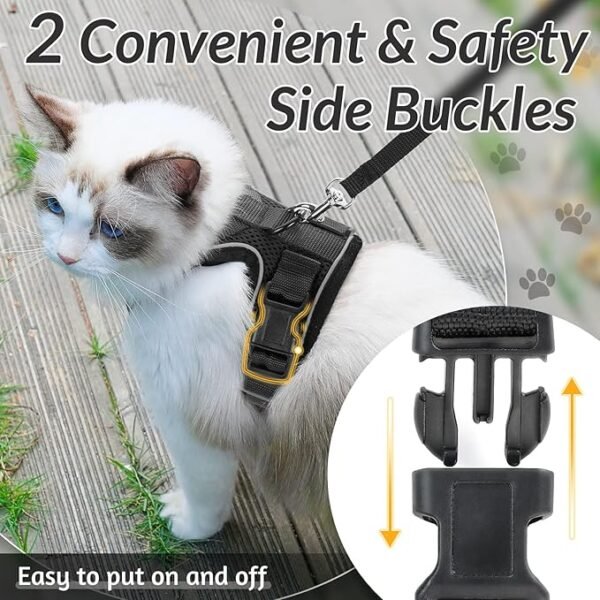 Adjustable Vest Harnesses for Cats - Image 6