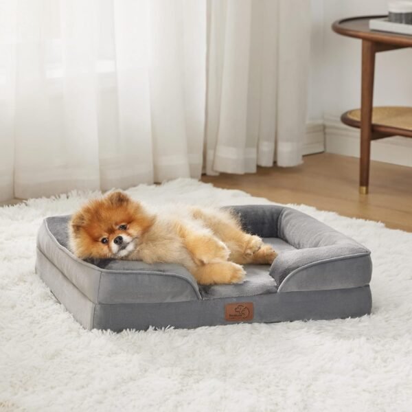 Washable Bolster Cat Bed - Image 9