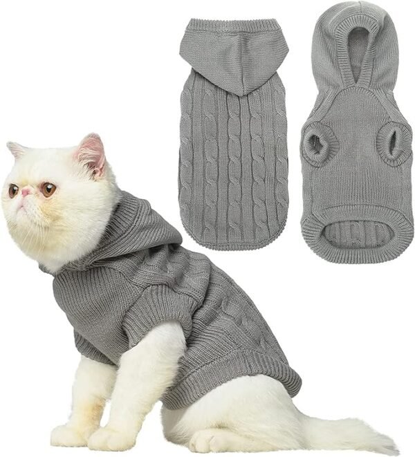 Cat Sweater Cold Weather Clothes