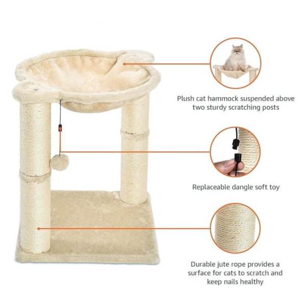 Cat Tower with Hammock  - Image 2
